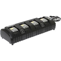 Chargeur 4 batteries d'origine Makita Li-Ion 14,4 à 18 V - DC18SF