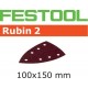 10 Abrasifs Festool Rubin 2 - 100 x 150 - Grain 120