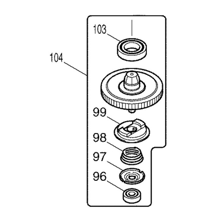 Embrayage perforateur Makita HR4001C, HR4002, HR4010C, HR4011C