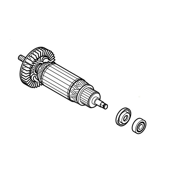 Induit Makita pour scie sauteuse 4340T, 4341T, 4350FCT, 4351FCT
