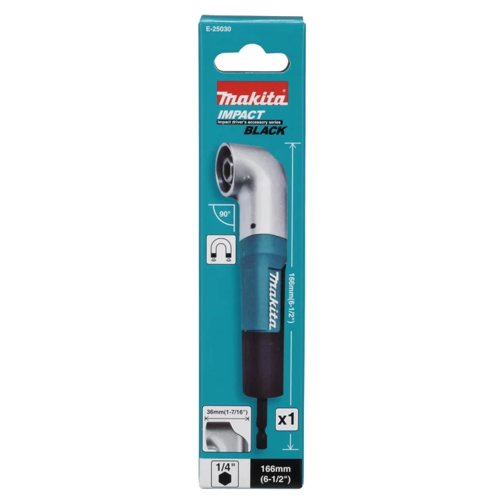 Renvoi d'angle 90° Hexa 1/4" - Makita - E-25030