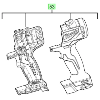 Carter perceuse Milwaukee M18 BLDD2, M18 BLPD2 - 4931466288