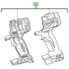 Carter perceuse Milwaukee M18 BLDD2, M18 BLPD2