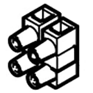 Domino 2 bornes Makita 654531-7, 654741-6