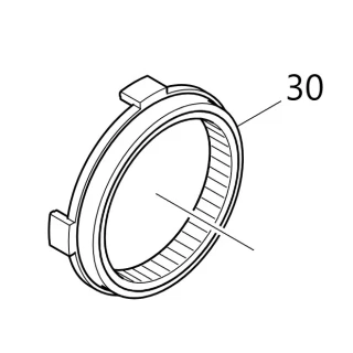 Roue dentée 51 dents Makita DTD154, DTD170 - 221457-4