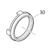 Roue dentée 51 dents Makita DTD154, DTD170