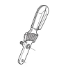 Levier de réglage hauteur de coupe Makita DLM382, DLM432