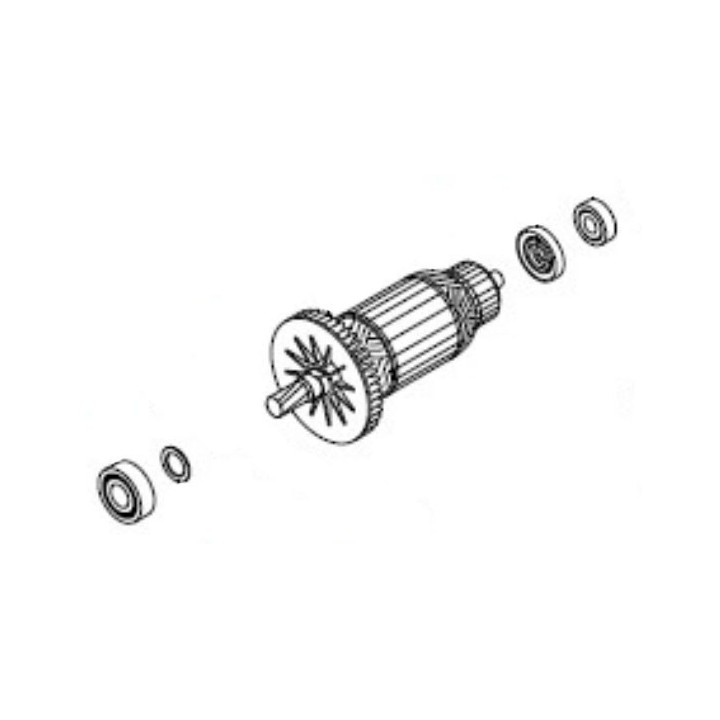 Induit Makita scie à onglet LS1040, LS1040F, LH1040 - 516718-8
