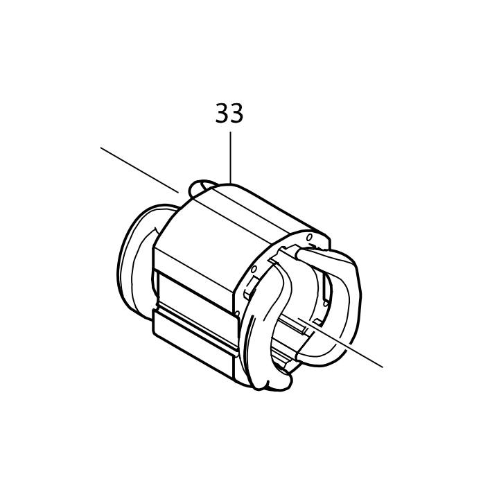 Inducteur 626644-4 perceuse Makita HP1630, HP1631