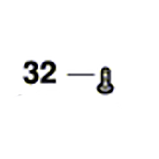 Vis de fixation moteur tondeuse et broyeur Bosch F 016 L37 433