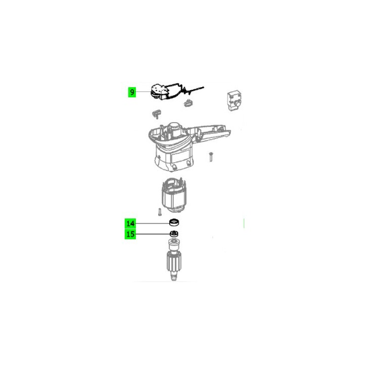 Variateur de vitesse ponceuse Festool ES 150, ETS 150