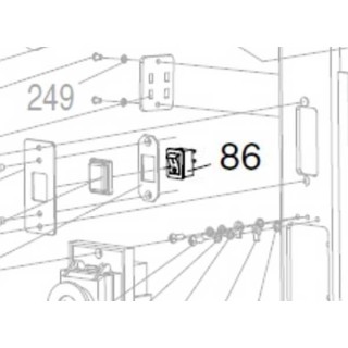 Interrupteur JM21000109 pour lumière scie à ruban Makita LB1200F