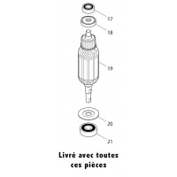 Induit ponceuse Makita BO5030, BO5031, BO5041