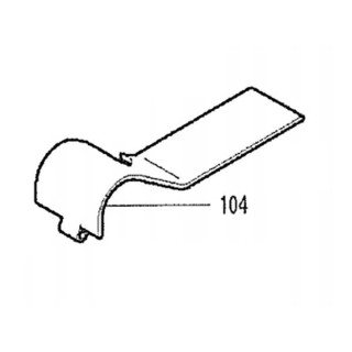 Couvercle de courroie 417035-8 pour raboteuse Makita 2012NB