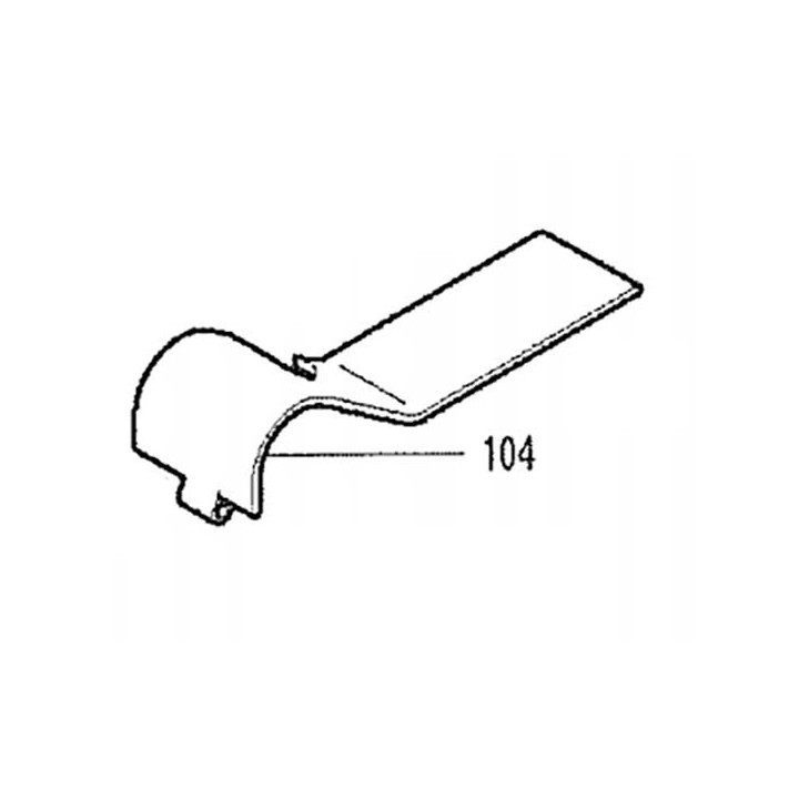 Couvercle de courroie 417035-8 pour raboteuse Makita 2012NB