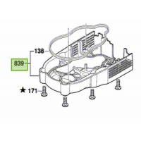 Couvercle d'engrenage 1 617 000 489 marteau Bosch GSH 16-28