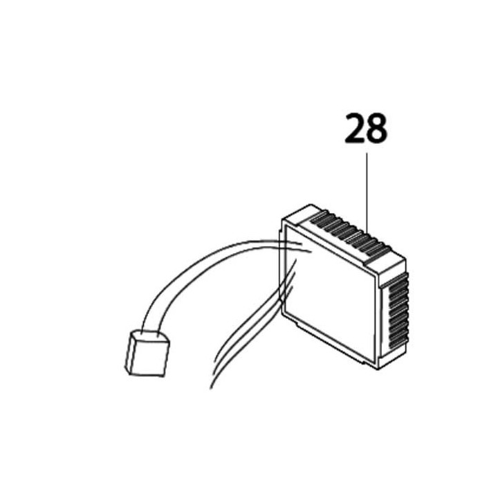 Contrôleur 631737-4 rabot Makita KP0810C