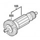 Induit meuleuse droite Bosch GGS 27 LC