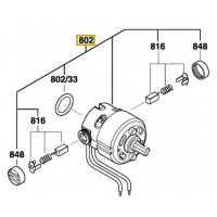 Moteur à courant continu pour visseuse à choc Bosch GDR 14,4 V-LI