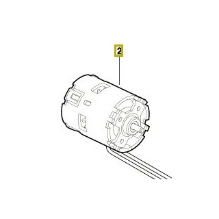 Moteur à courant continu pour perceuse Bosch GSB 14,4 VE-2-LI