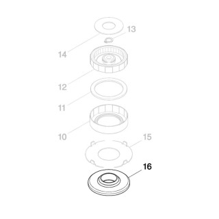 Pignon 43 ponceuse Makita BO6050 - 227648-5
