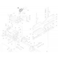 Ressort 233537-4 scie radiale Makita LS1016 LS1016L LS1016FL