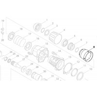 Couvercle 419016-8 perforateur Makita HR4001C HR4010C HR4011C