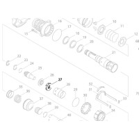 Anneau caoutchouc 424032-7 Makita HR4501C HR4510C HR4511C