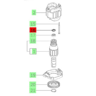 Rondelle de compensation 14 x 21,8 x 0,3 mm