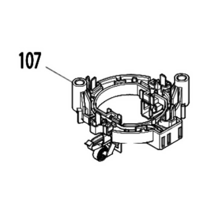 Porte-charbons 632A84-2 perforateur Makita HR4003C, HR4013C