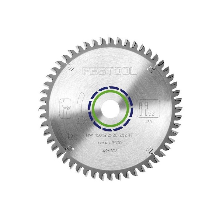 Lame scie circulaire Festool TS55 alu & plexiglass - 496306