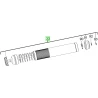 Tube cartouche complet Milwaukee M18GG