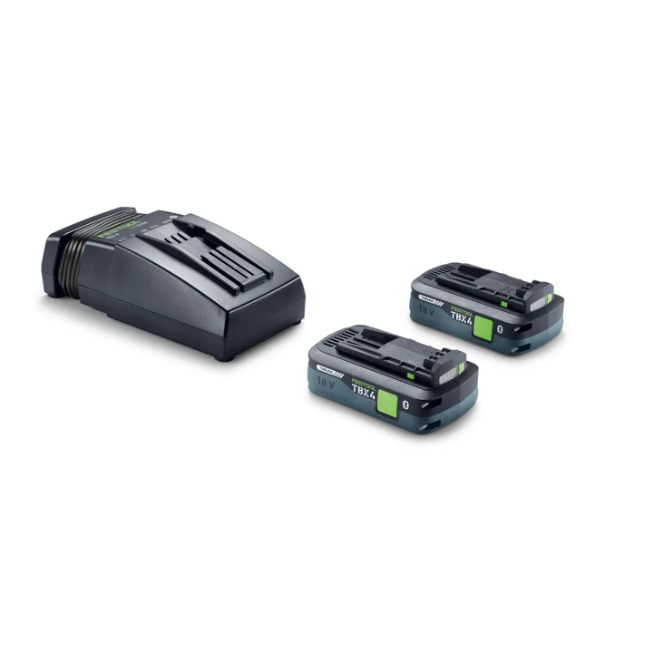 Set énergie Festool 2 batteries TBX 18V 4Ah + 1 chargeur TCL6 - 578731