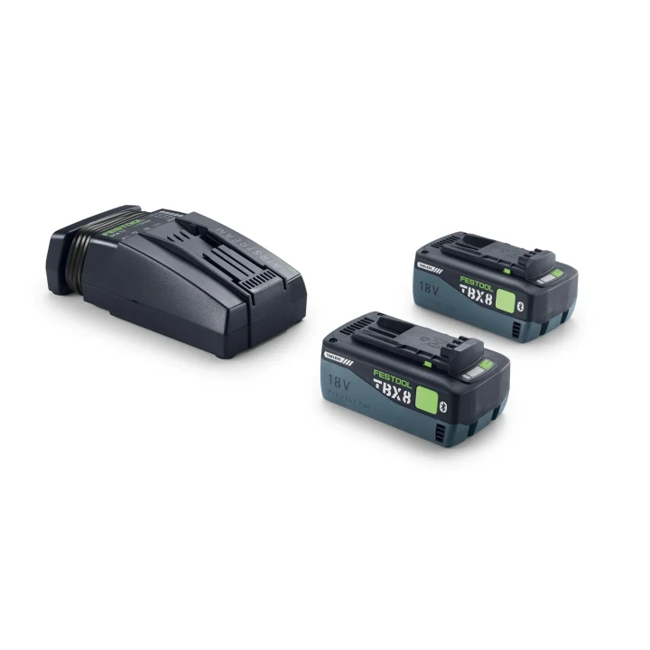 Pack énergie Festool 2 batteries TBX 18V 8Ah + 1 chargeur SCA16 - 578892
