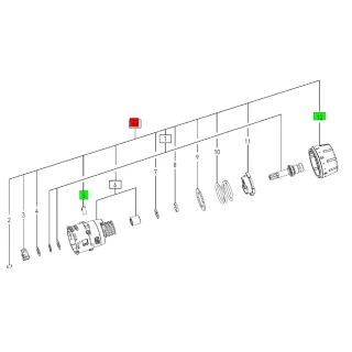 Boîte de vitesse perceuse-visseuse Festool CXS, TXS - 499379