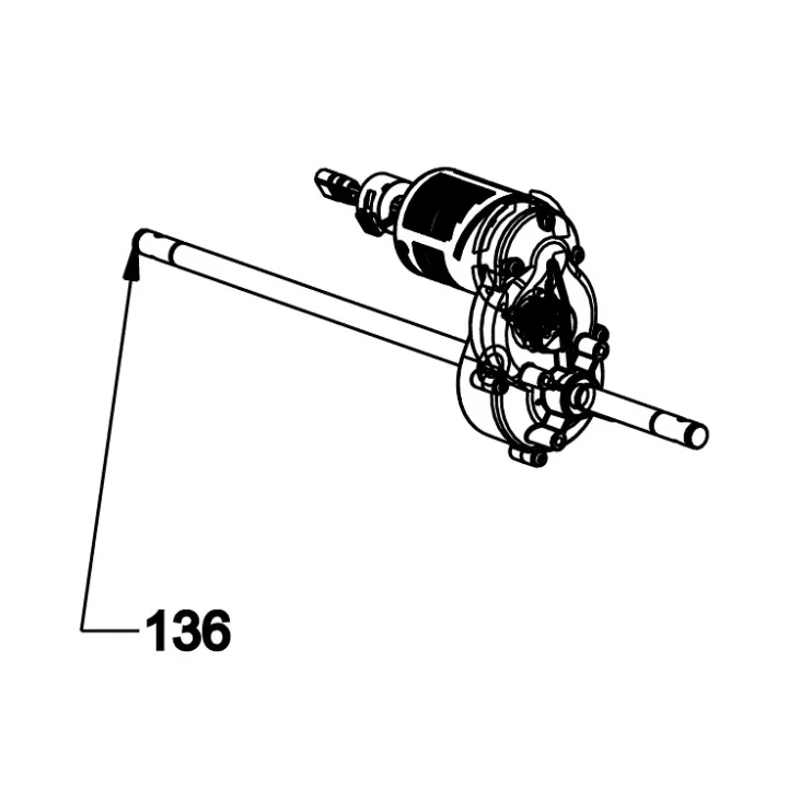 Entrainement de traction tondeuse Ryobi RY36LMXSP46A - 5131048277