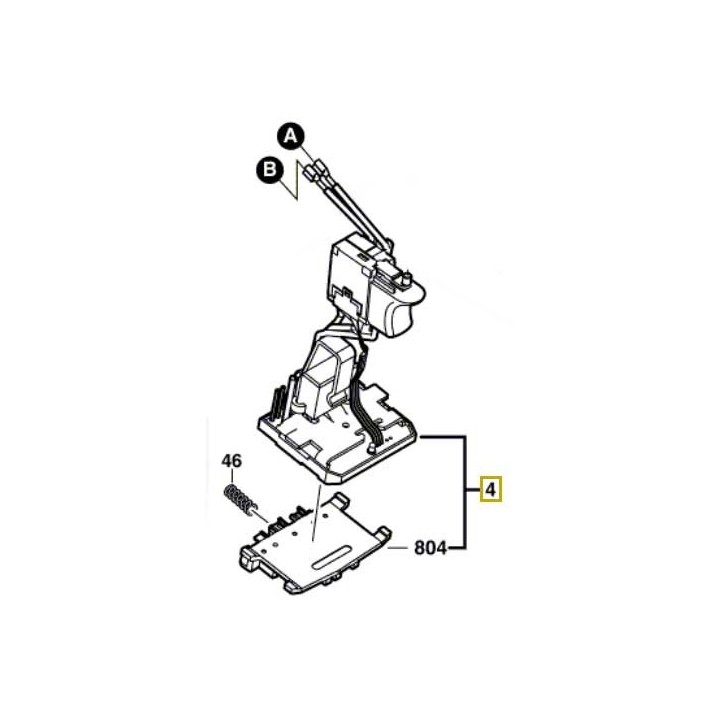 Module électronique perceuse Bosch GSB 18 VE-2LI et GSR 18 VE-2LI