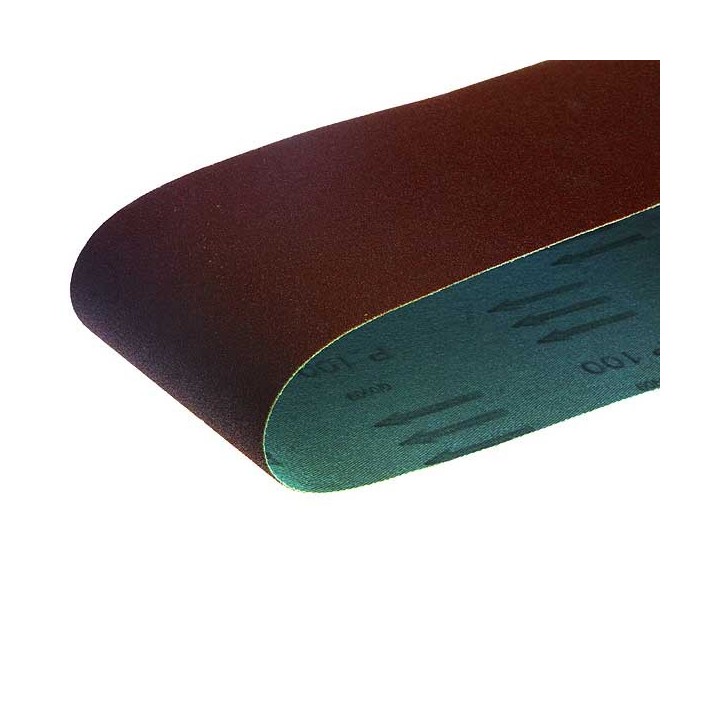 5 Bandes abrasives Makita 100 x 610 - GR 120 - Bois/Métal