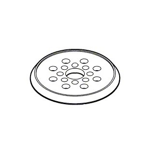 Plateau de ponçage ponceuse excentrique Bosch PEX 220 A & Skil 7402