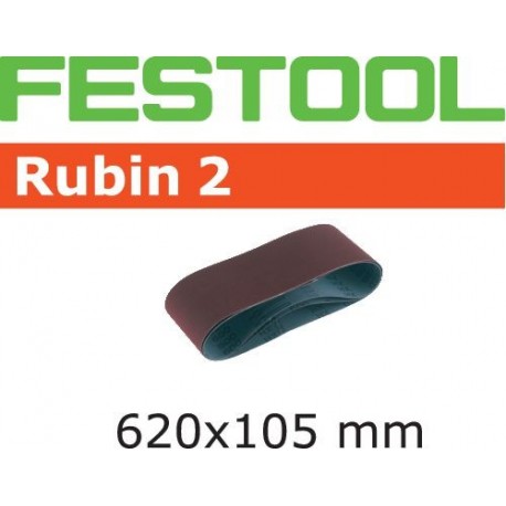 Bandes abrasives Festool 620x105 mm Grain 40