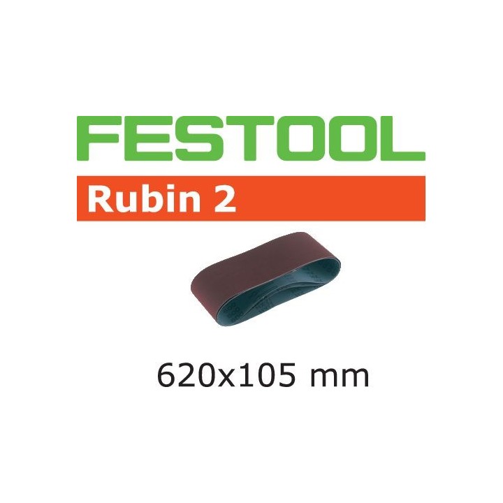 Bandes abrasives Festool 620x105 mm Grain 60