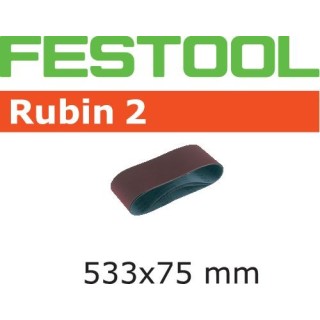 Bandes abrasives Festool 533x75 mm Grain 80