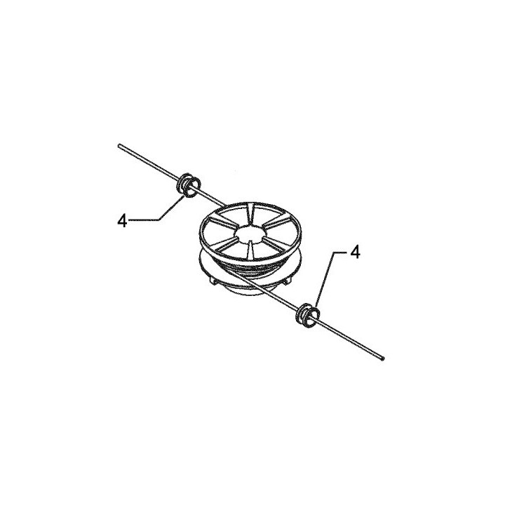 Œillet de guidage BB091350 Makita BBC5700 RBC2501 RBC2511 RBC3200