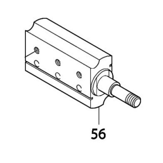 Bloc de coupe 158156-4 rabot Makita KP0810, KP0810C