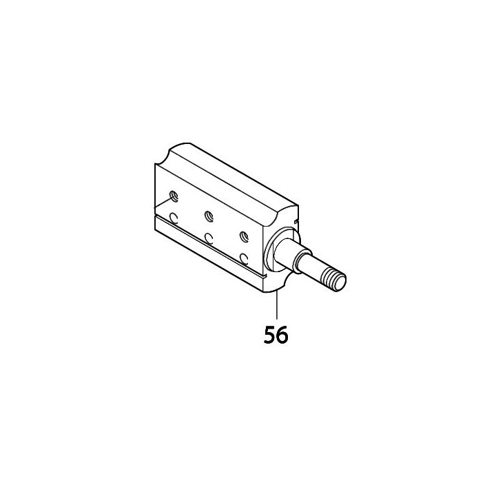 Bloc de coupe 158156-4 rabot Makita KP0810, KP0810C