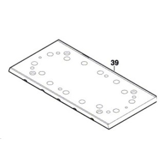 Plateau/Semelle 2 608 000 168 ponceuse Bosch GSS 280 A, GSS 280 AE