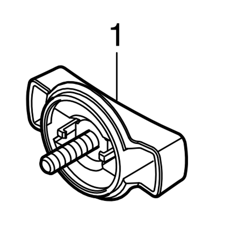 Bouton écrou de serrage 158472-4 tronçonneuse Makita BUC122, DUC122