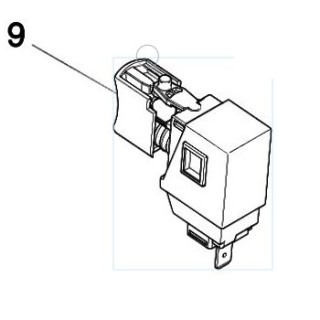 Interrupteur 143416-7 boulonneuse Makita DTW1001, DTW1002