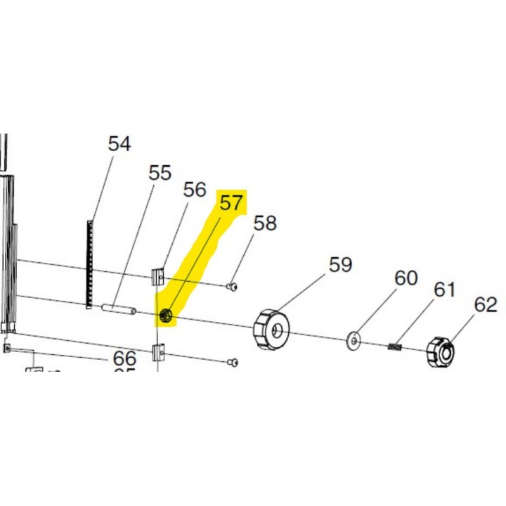 Petit pignon JM21000080 scie à ruban Makita LB1200F
