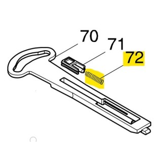 Ressort 4 - Makita - 234284-0